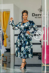Long sleeved dress